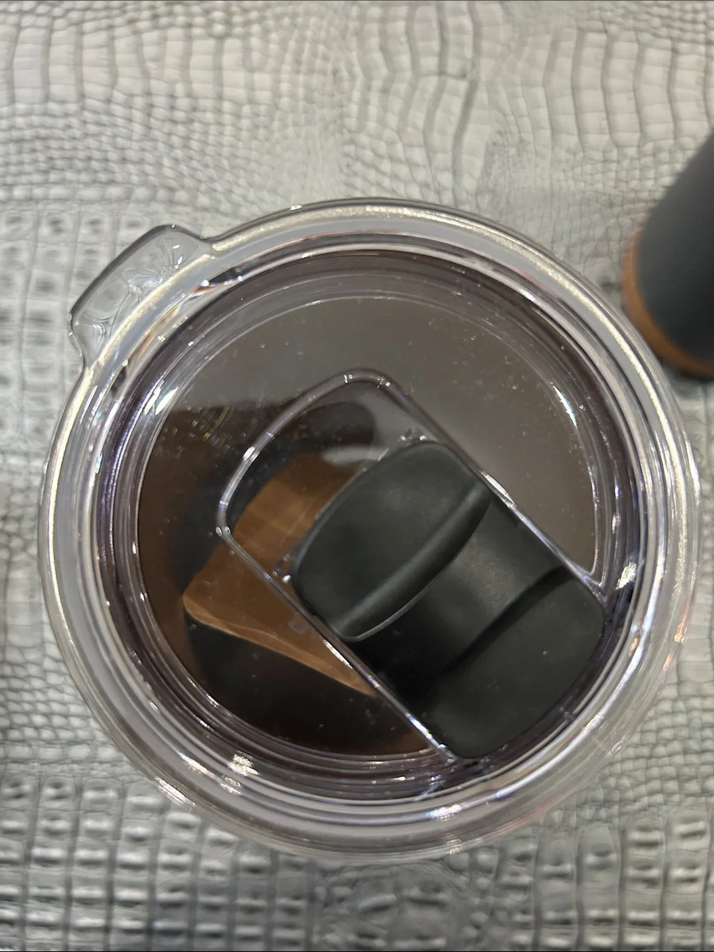 Matte Black Tumbler with Copper Accent